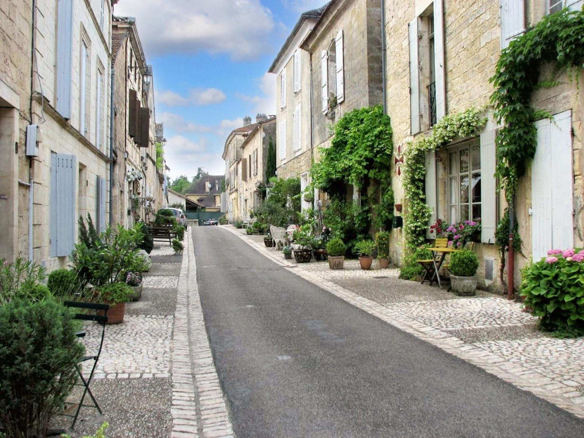 Studio Confortable Pres De Beaumont Du Perigord 60 M² Cheminee Luaran gambar